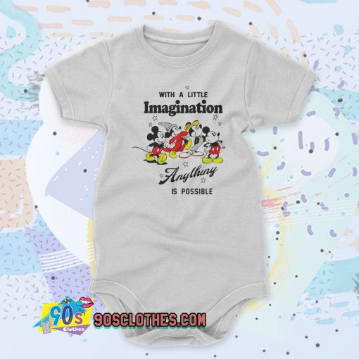 Mickey Imagination Anything Baby Onesie