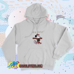 Mickey Mouse Gucci Stripe Vintage Hoodie