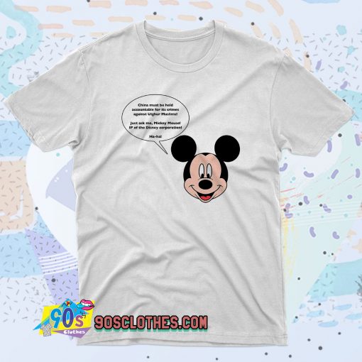 Mickey Mouse Just Ask Me 90s T Shirt Style