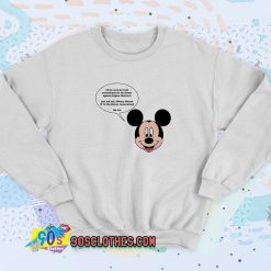 Mickey Mouse Just Ask Me Sweatshirt Style