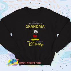 Mickey Mouse a Grandma Loves Disney Vintage Sweatshirt