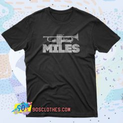 Miles Davis Trumpet Logo 90s T Shirt Style