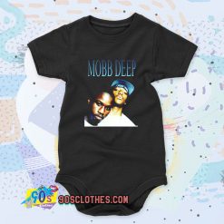 Mobb Deep Vintage Rapper Cool Baby Onesie