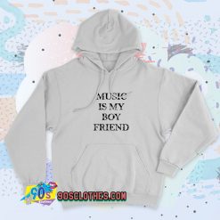 Music Is My Boyfriend Vintage Hoodie