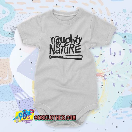 NAUGHTY BY NATURE Rap Hip Hop Custom Baby Onesie