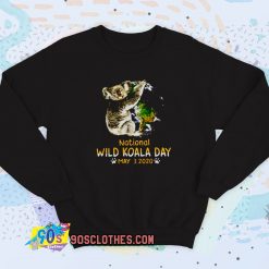 National Wild Koala Day Vintage Sweatshirt