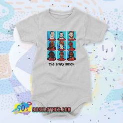 New England Patriots Brady Bunch Custom Baby Onesie