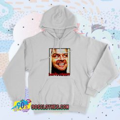 New Heres Johnny The Shining Horror Movie Hoodie Style