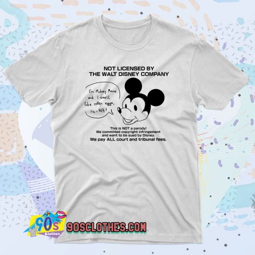 Not Licensed By The Walt Disney Company 90s T Shirt Style