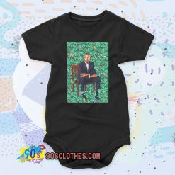 Obama Portraits Blend Paint Baby Onesie