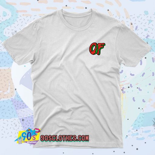 Odd Future OF Watermelon Donut 90s T Shirt Style