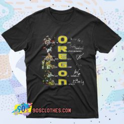 Oregon Ducks Minyon Moore Ruthy Hebard Sign Retro T Shirt