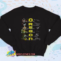 Oregon Ducks Minyon Moore Ruthy Hebard Sign Vintage Sweatshirt