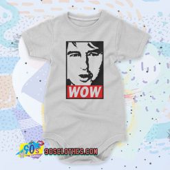 Owen Wilson WOW Obey Style Custom Baby Onesie