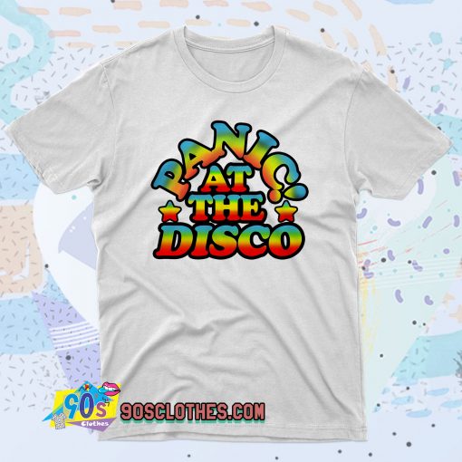 Panic At The Disco Patd Rainbow 90s T Shirt Style