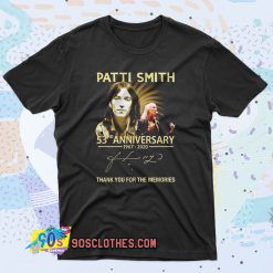 Patti Smith 53rd anniversary 1967 2020 thank you for the memories signature 90s T Shirt Style