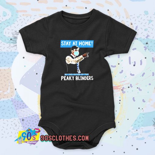 Peaky Blinders Stay At Home Cool Baby Onesie