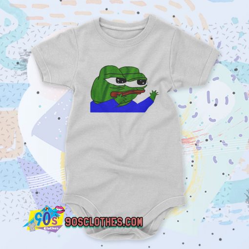 Pepe Milky Frog Custom Baby Onesie