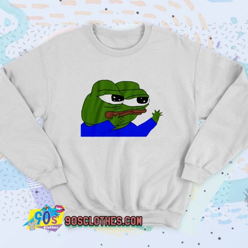 Pepe Milky Frog Retro Sweatshirt