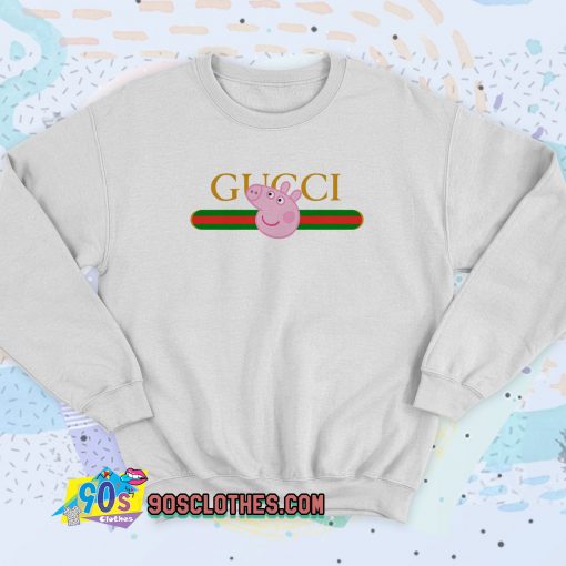 Peppa Pig Pecs Belt Gucci Sweatshirt Style