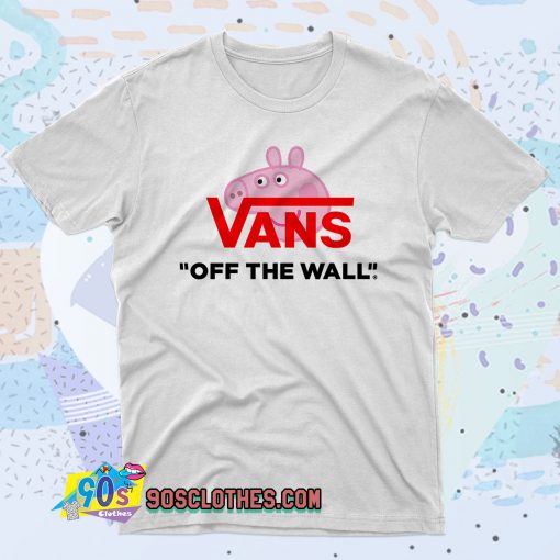 Peppa Pig X Vans Parody 90s T Shirt Style