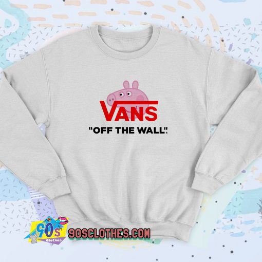 Peppa Pig X Vans Parody Sweatshirt Style