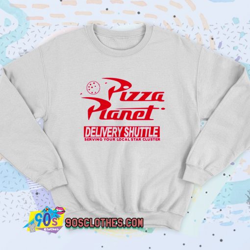 Pizza Planet Delivery Shuttle Retro Sweatshirt