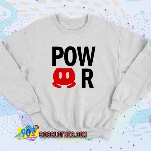 Power Mickey Mouse Sweatshirt Style