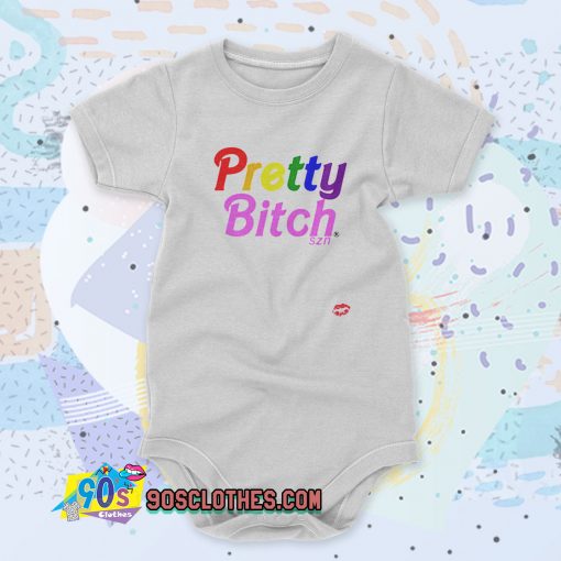 Pretty Bitch Season SZN Custom Baby Onesie