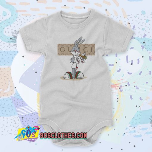 Rabbit Bugs Gucci Parody Baby Onesie