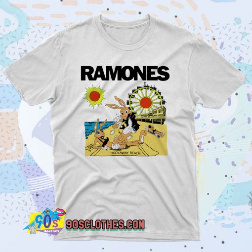 Ramones Rockaway Beach 90s T Shirt Style