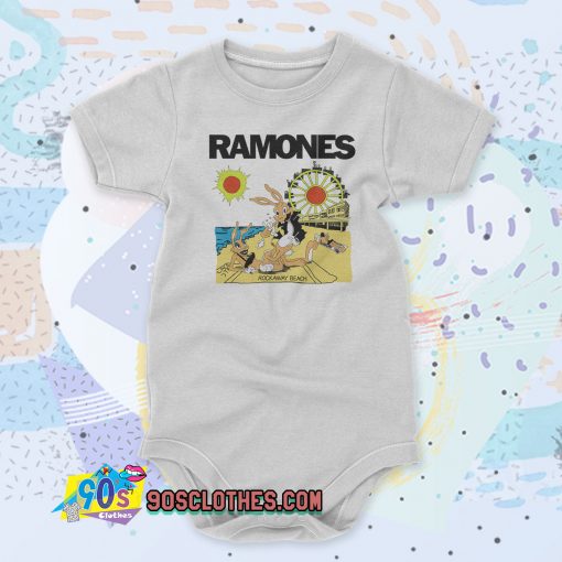 Ramones Rockaway Beach Baby Onesie