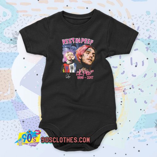 Rest In Lil Peep Memorial Baby Onesie