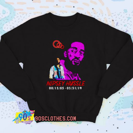 Rest In Peace Nipsey Hussle Thank You Vintage Sweatshirt