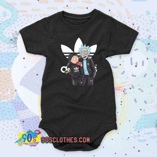 Rick And Morty Adidas Baby Onesie