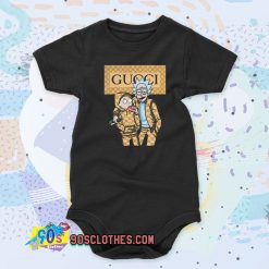 Rick and Morty Wearing Gucci Baby Onesie