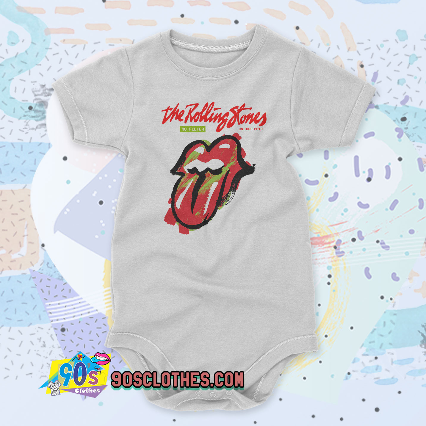 rolling stones baby onesie