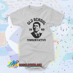 Ronald Reagan 1980 Conservative Custom Baby Onesie