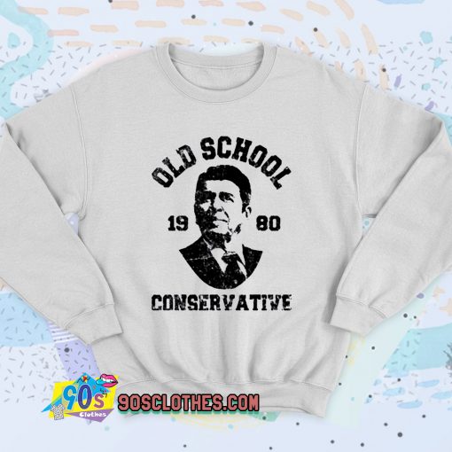 Ronald Reagan 1980 Conservative Retro Sweatshirt