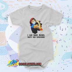 Rosie The Riveter Feminist Woman Custom Baby Onesie