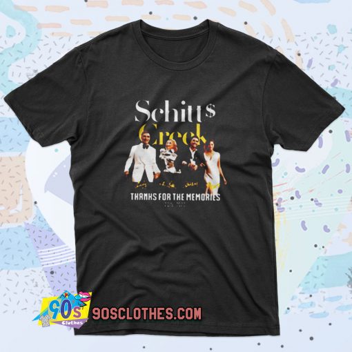 Schitt Creek Signature Thanks For The Memories Retro T Shirt