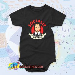 Socially Distant Girl Cool Baby Onesie