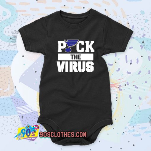 St. Louis Blues Puck The Virus Cool Baby Onesie