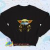 Star Wars Baby Yoda Mask Hug Kaiser Vintage Sweatshirt