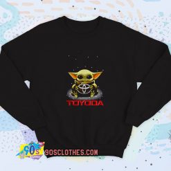 Star Wars Baby Yoda hug Toyota Vintage Sweatshirt