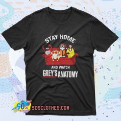 Stay home and Watch Grey’s Anatomy Retro T Shirt