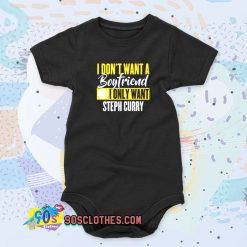 Steph Curry Is My Boyfriend Cool Baby Onesie