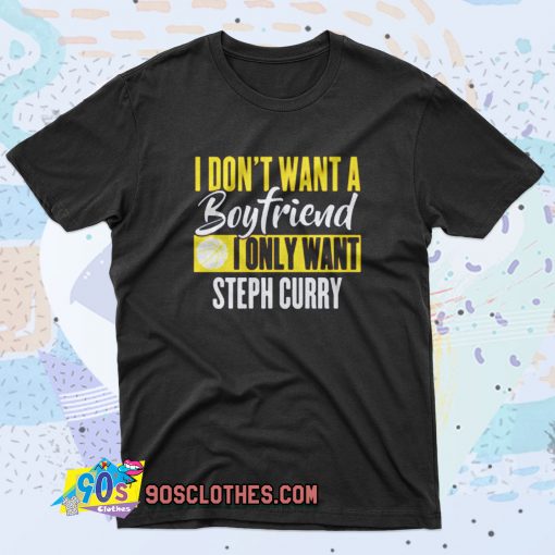 Steph Curry Is My Boyfriend Retro T Shirt