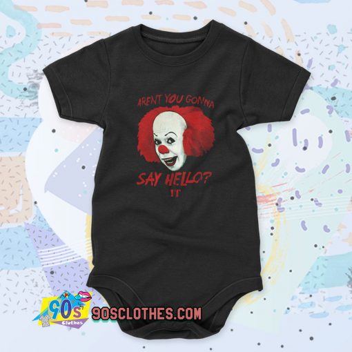 Stephen King Tim Curry Cool Baby Onesie