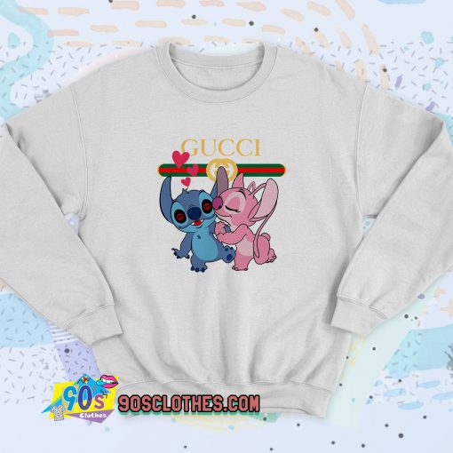 Stitch Angel Kiss Gucci Sweatshirt Style